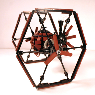 Illustration for article titled Steampunk LEGO TIE Fighter Beats the Crap Out of X-Wing, Shows Amazing Vision of Star Wars Universe